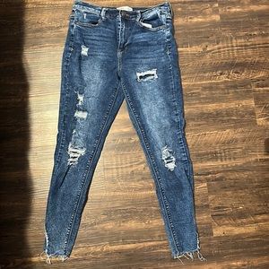 Mudd FLX Stretch high-rise ankle jeggings